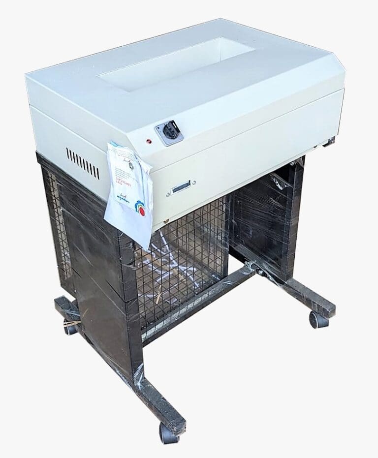 cardboard in a paper shredder