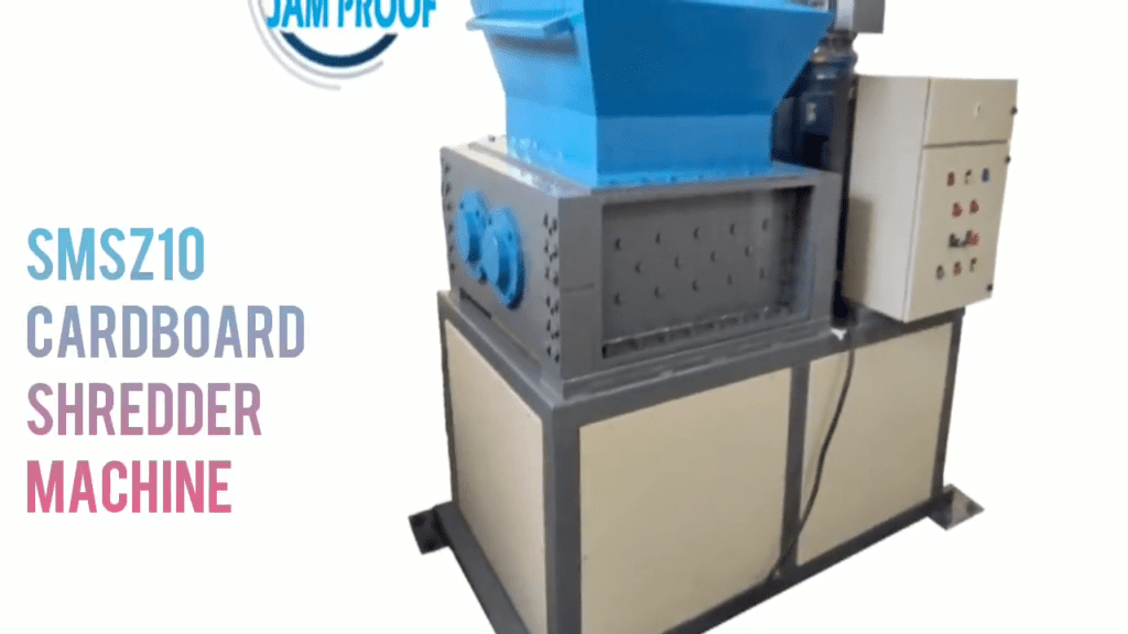 Cardboard grinder machine