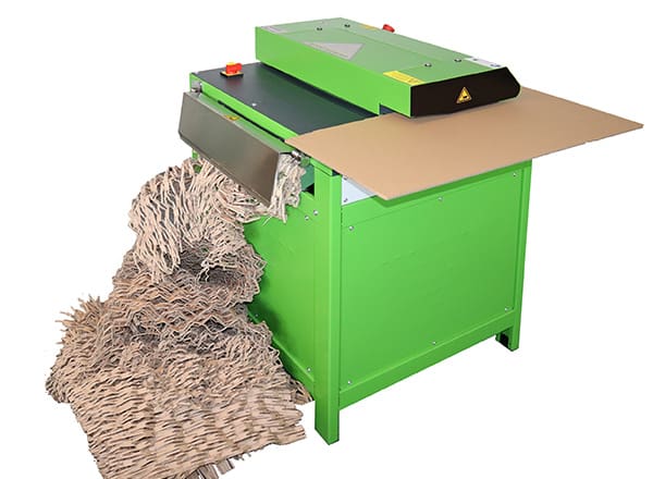 Shredder for cardboard boxes